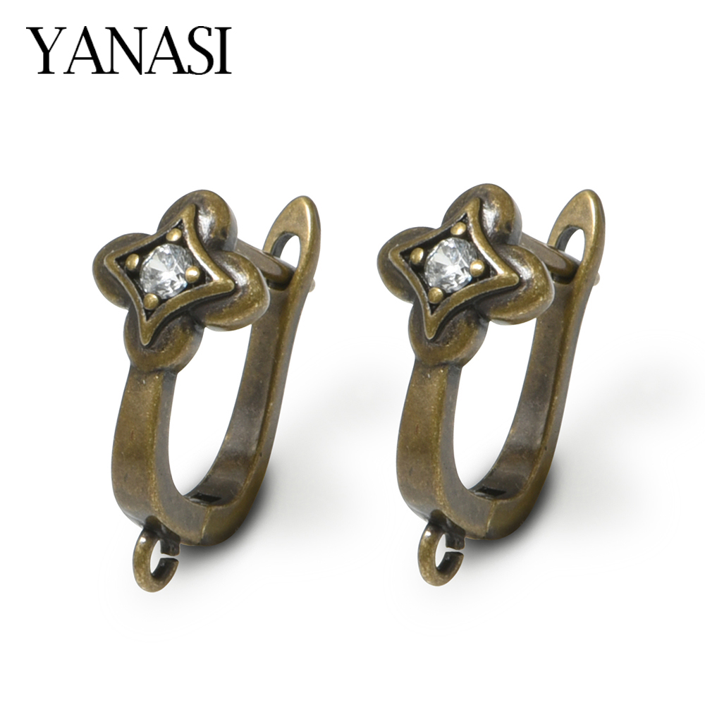 Jewelry Making School - NEW 1 Pair Antique Bronze Brass