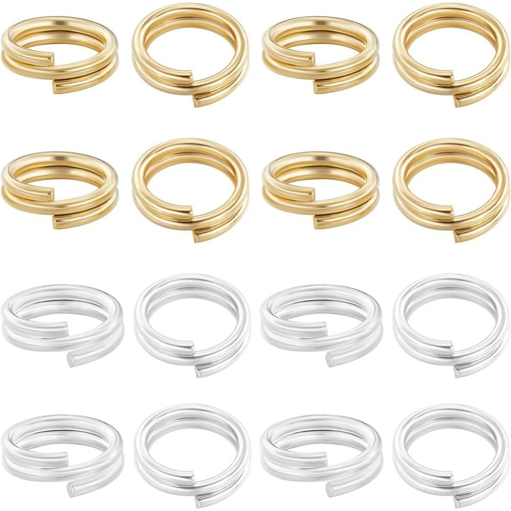 Jewelry Making Jump Rings - 1 Box 80Pcs Split Jump Ring
