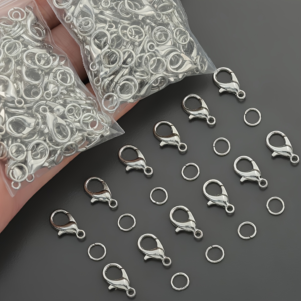 1/2/300pcs Lobster Clasps Open - đánh giá và giá Jewelry Making Jump Rings