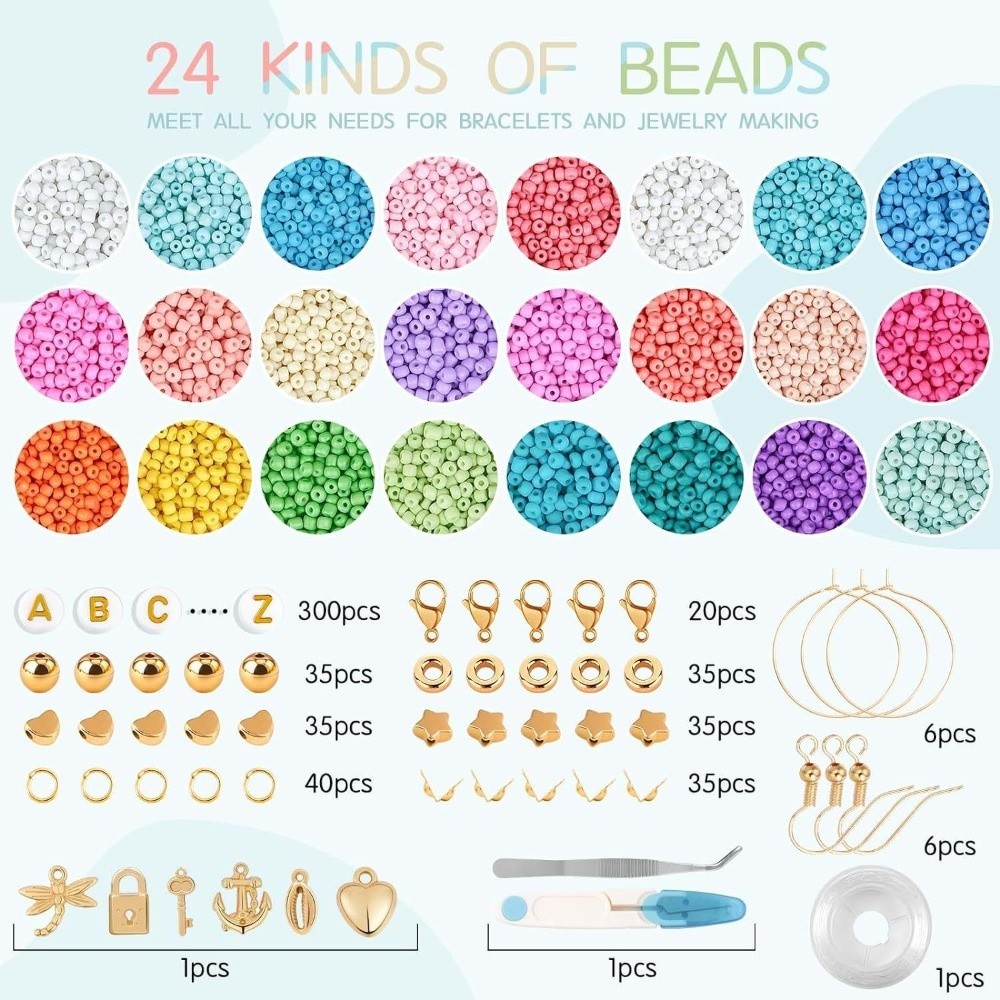 28+2Grid Jewelry Making DIY Br - đánh giá và giá Jewelry Making Kit For Kids