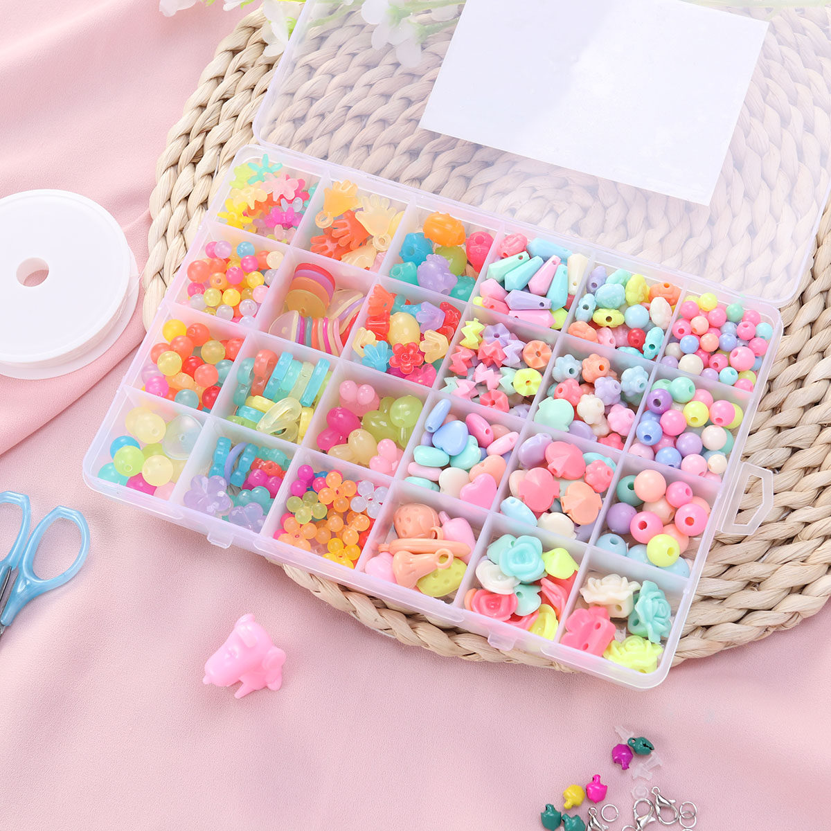 520Pcs DIY Beads Set for Jewel - đánh giá và giá Jewelry Making Kit For Kids