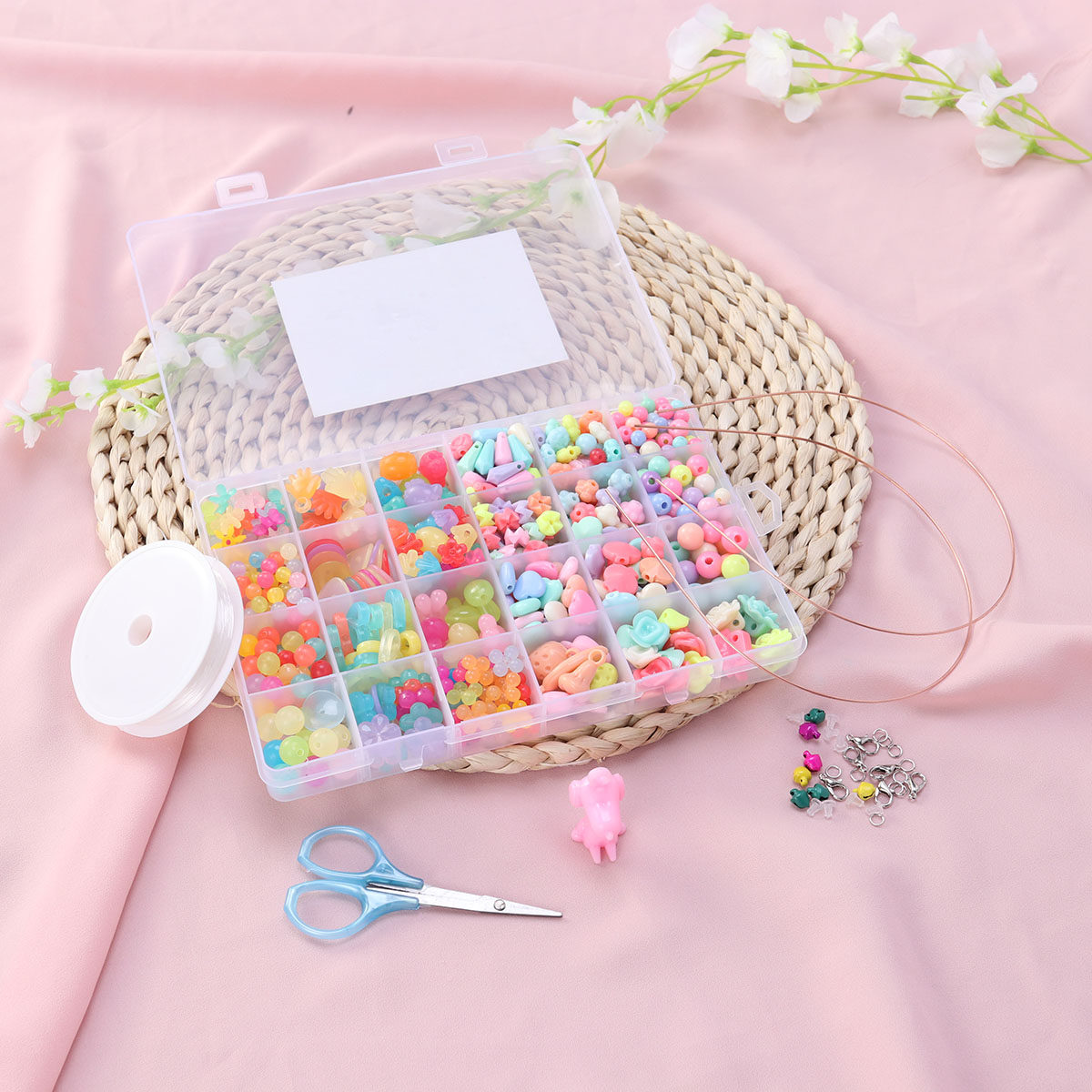 520Pcs DIY Beads Set for Jewel - đánh giá và giá Jewelry Making Kit For Kids