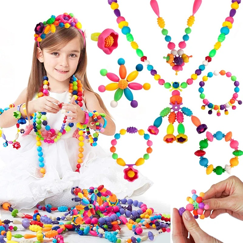 188-608pcs Pop Beads Children  - đánh giá và giá Jewelry Making 4 Year Old