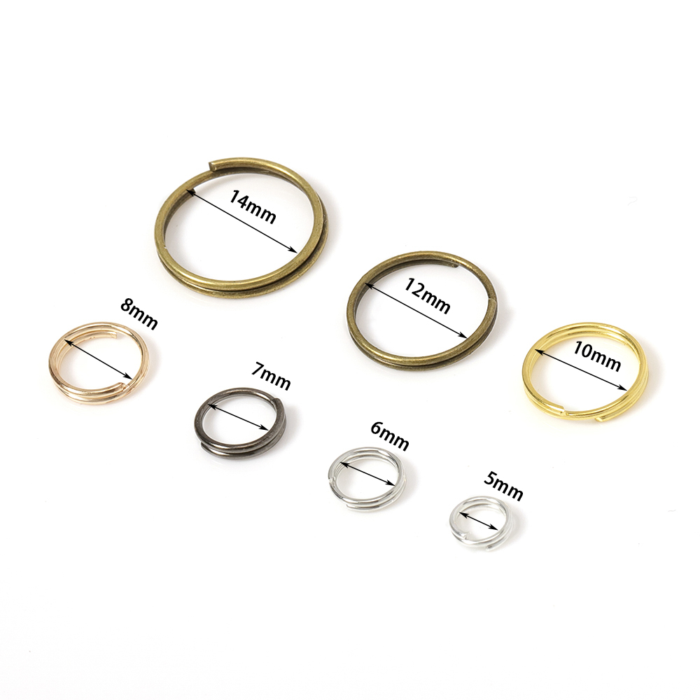 200pcs 5-14mm Key Ring Double  - đánh giá và giá Jewelry Making Jump Rings