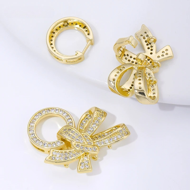 18K Gold Plated Pearl Clasps C - đánh giá và giá Jewelry Making Rings