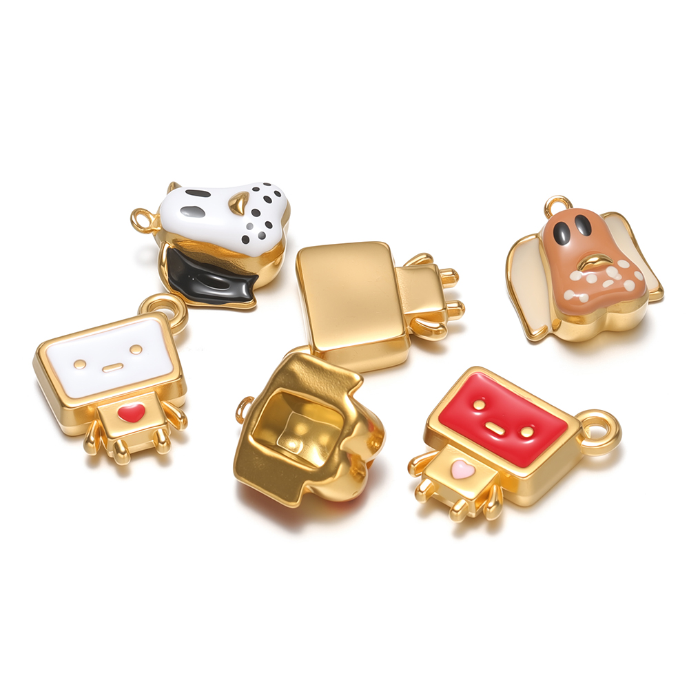 4pcs Stainless Steel Enamel Ca - đánh giá và giá Jewelry Making For Kids