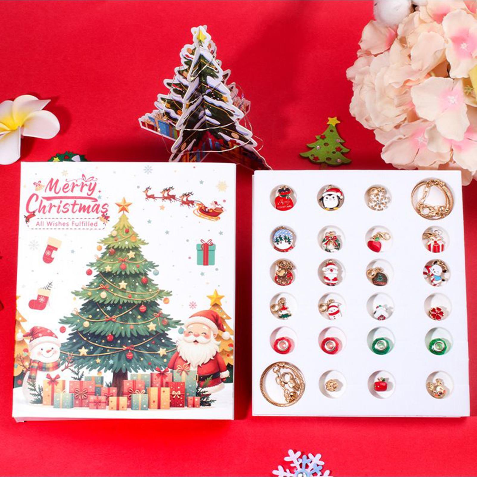 Calendar Advent Charm Christma - đánh giá và giá Jewelry Making Kit For Kids