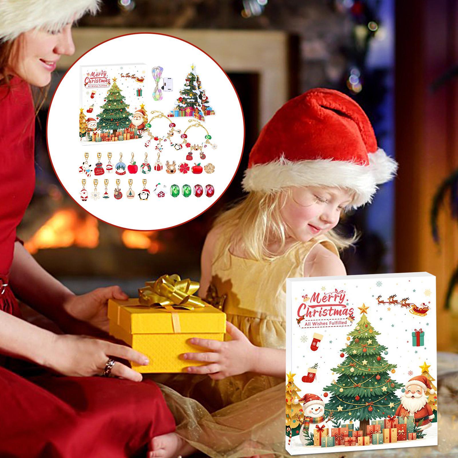 Calendar Advent Charm Christma - đánh giá và giá Jewelry Making Kit For Kids