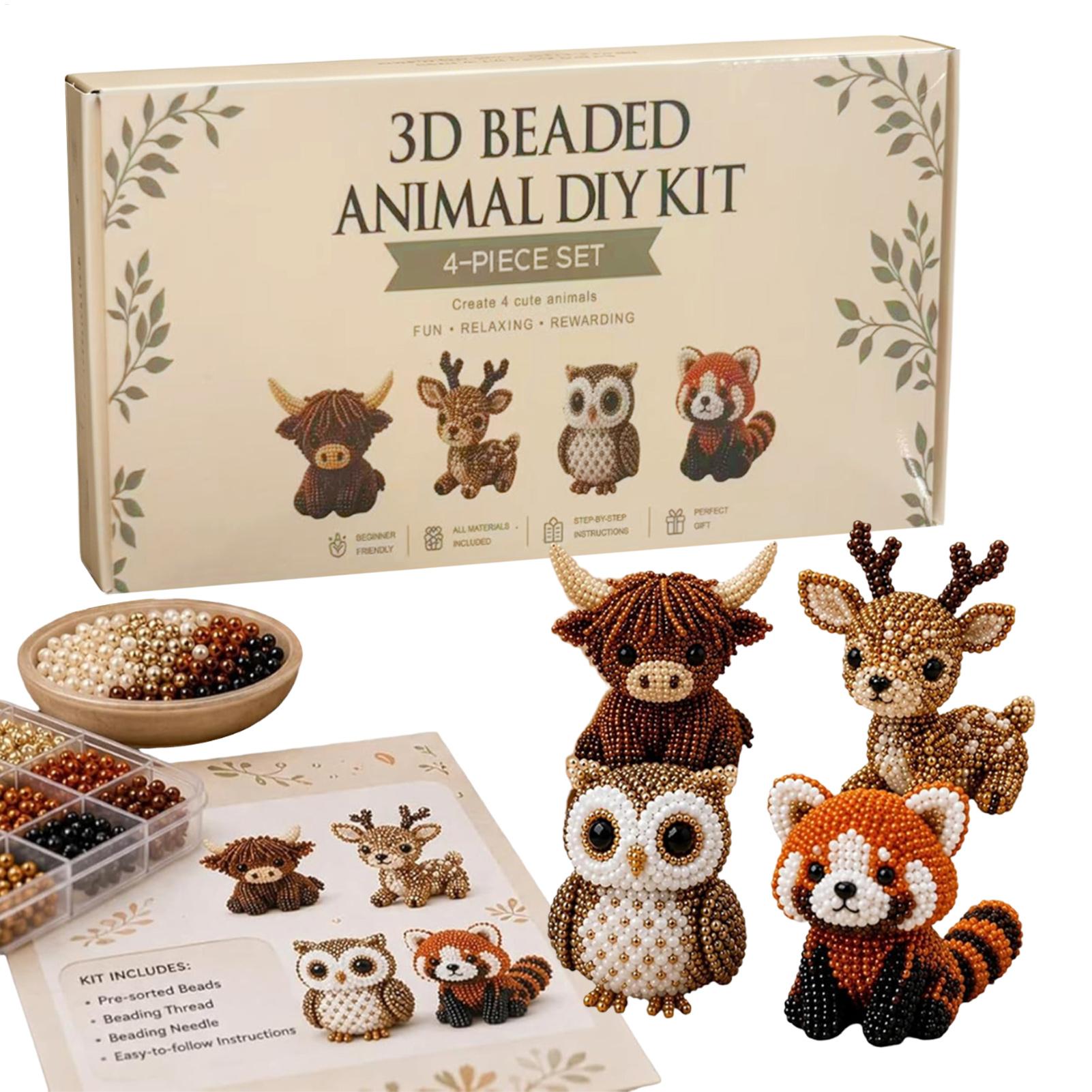 DIY 3D Beaded Animal Kit Handm - đánh giá và giá Jewelry Making Kit For Kids