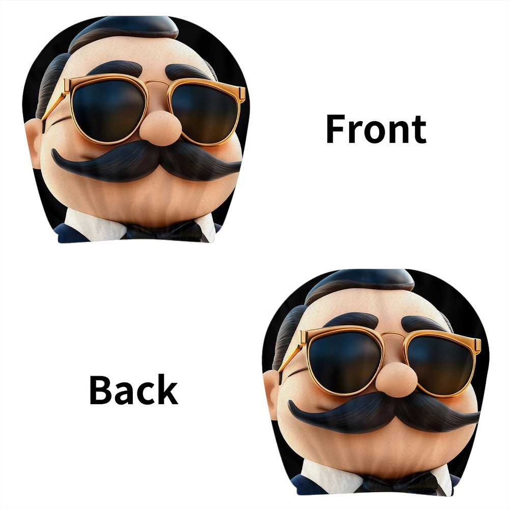 2pcs Retro Gentleman Mustache  - đánh giá và giá Jewelry Making Glasses