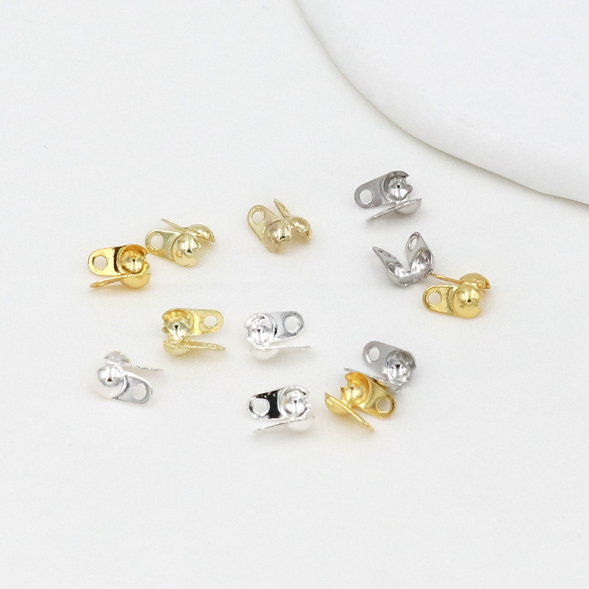 18K Gold Plated Calotte Bead T - đánh giá và giá Jewelry Making Knots
