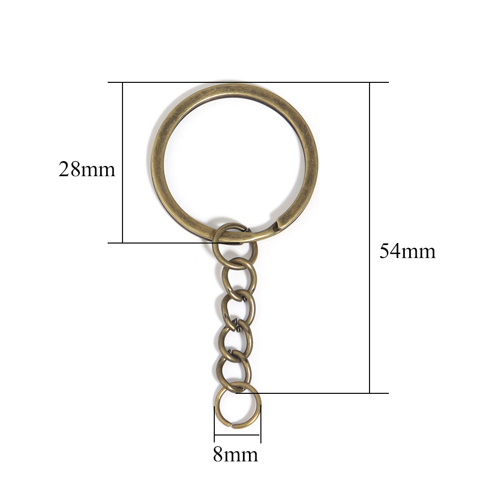 5/20Sets/Lot Metal Key Ring Ke - đánh giá và giá Jewelry Making Jump Rings