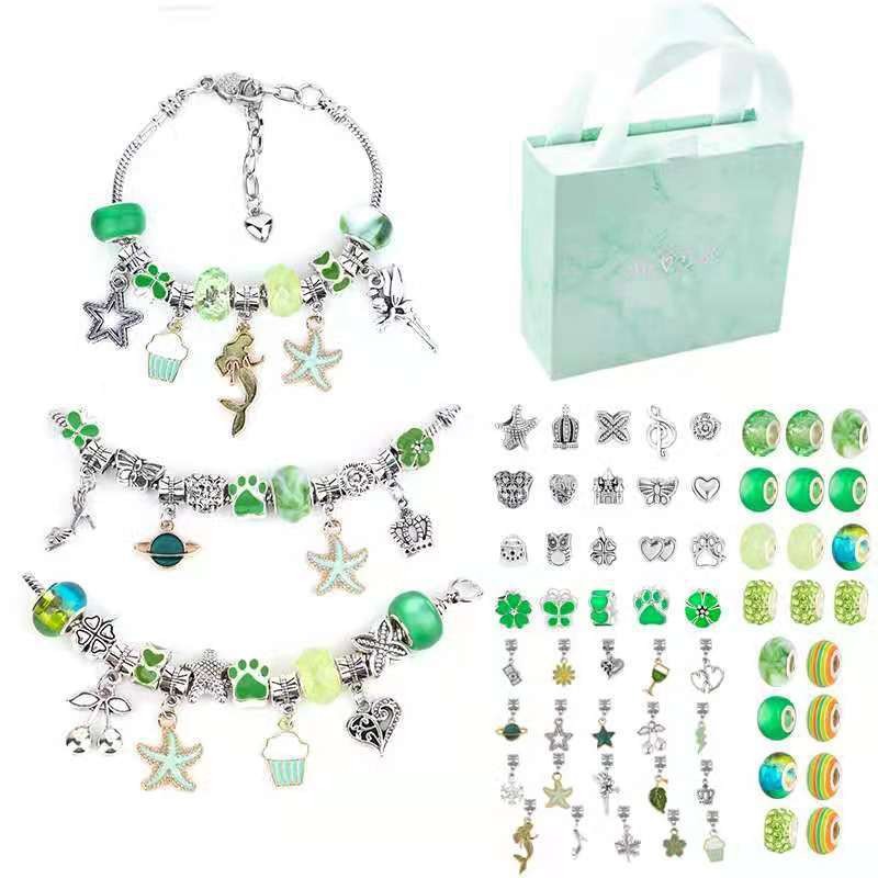 Charm Bracelet Making Kit DIY  - đánh giá và giá Jewelry Making Kit For Kids