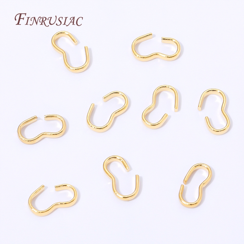 18K Gold Plated Open S Hook Cl - đánh giá và giá Jewelry Making Jump Rings