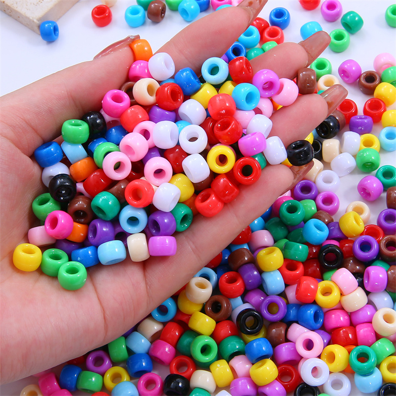 Bộ 100 6X9Mm Lỗ Lớn Nhựa Acryl - đánh giá và giá Jewelry Making 4 Year Old