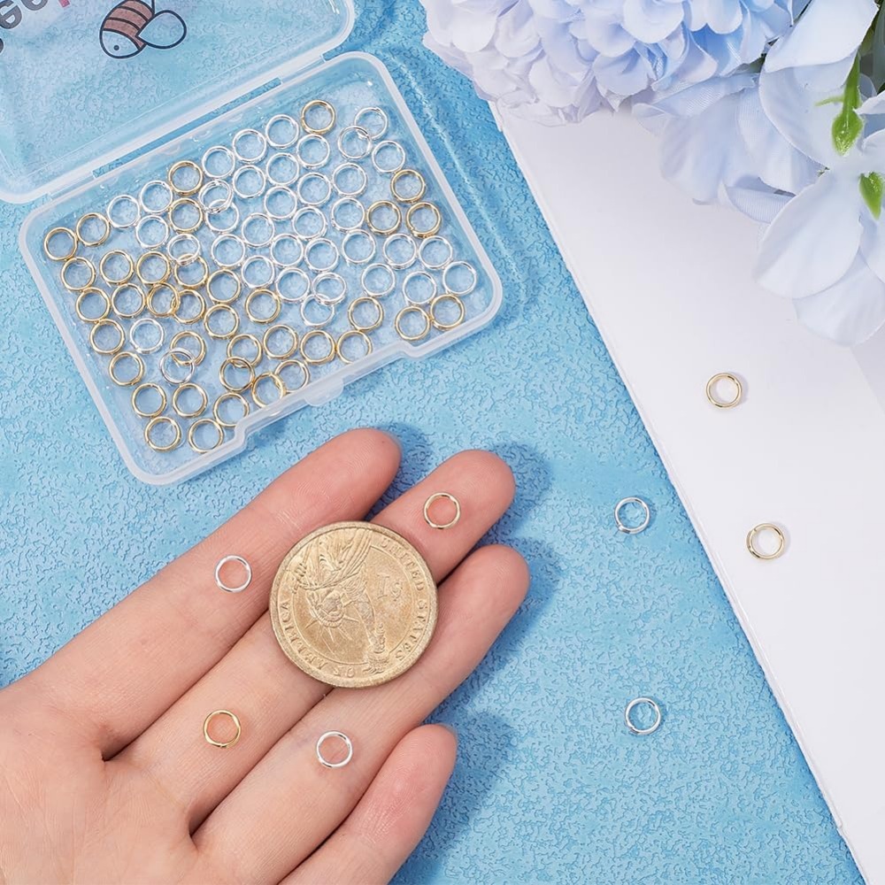1 Box 80Pcs Split Jump Ring 24 - đánh giá và giá Jewelry Making Jump Rings