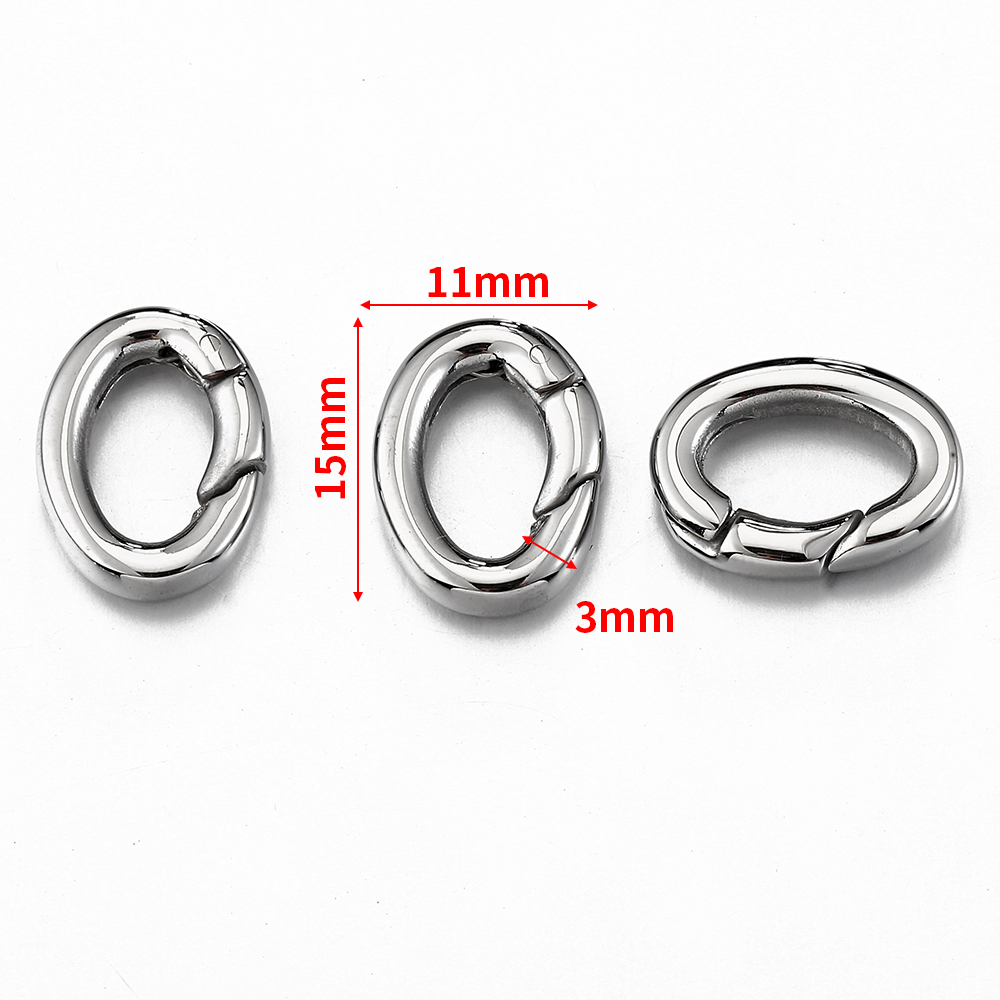 2 Cái/1 Lò Xo Thép Không Gỉ Tô - đánh giá và giá Jewelry Making Rings