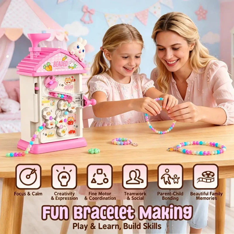Kids Automatic Beading Machine - đánh giá và giá Jewelry Making Kit For Kids