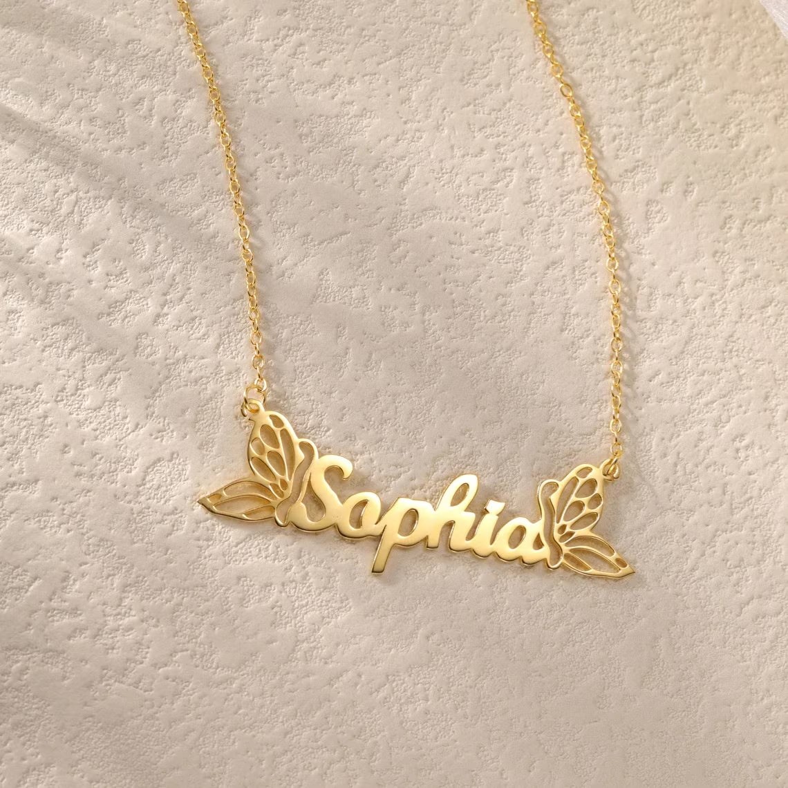Custom Butterfly Name Necklace - đánh giá và giá Jewelry Making For Kids