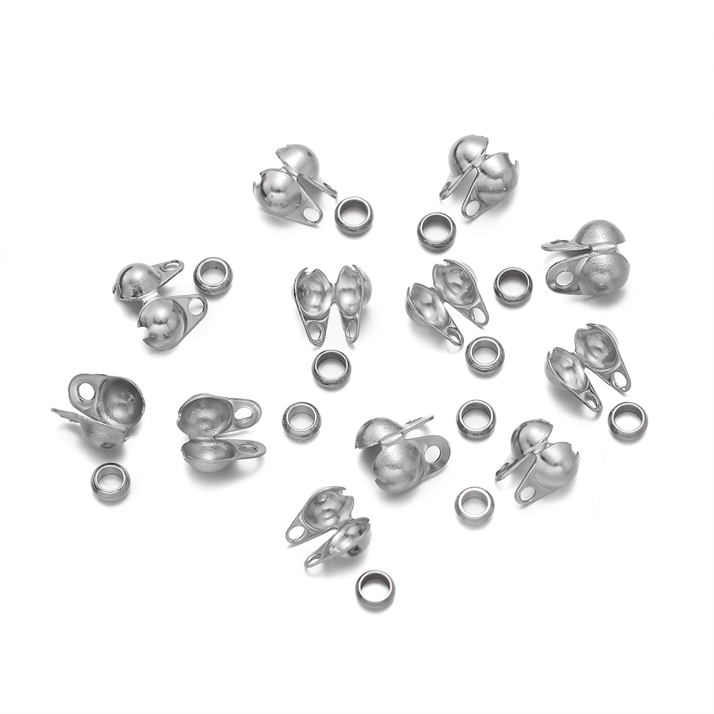 1Set Stainless Steel Crimp Bea - đánh giá và giá Jewelry Making Knots