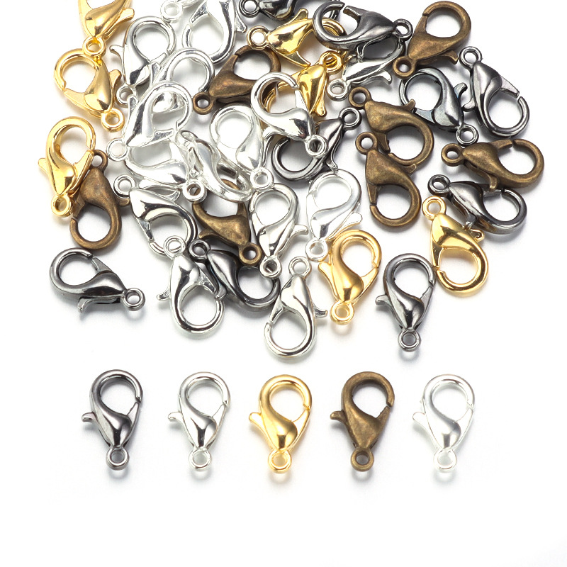 100pcs 9 12 14mm Zinc Alloy Lo - đánh giá và giá Jewelry Making School