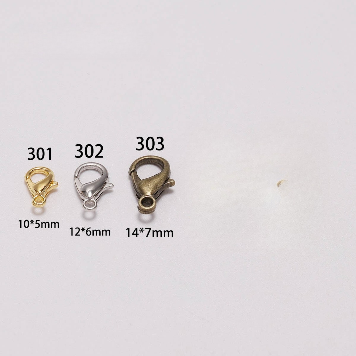 100pcs 9 12 14mm Zinc Alloy Lo - đánh giá và giá Jewelry Making School