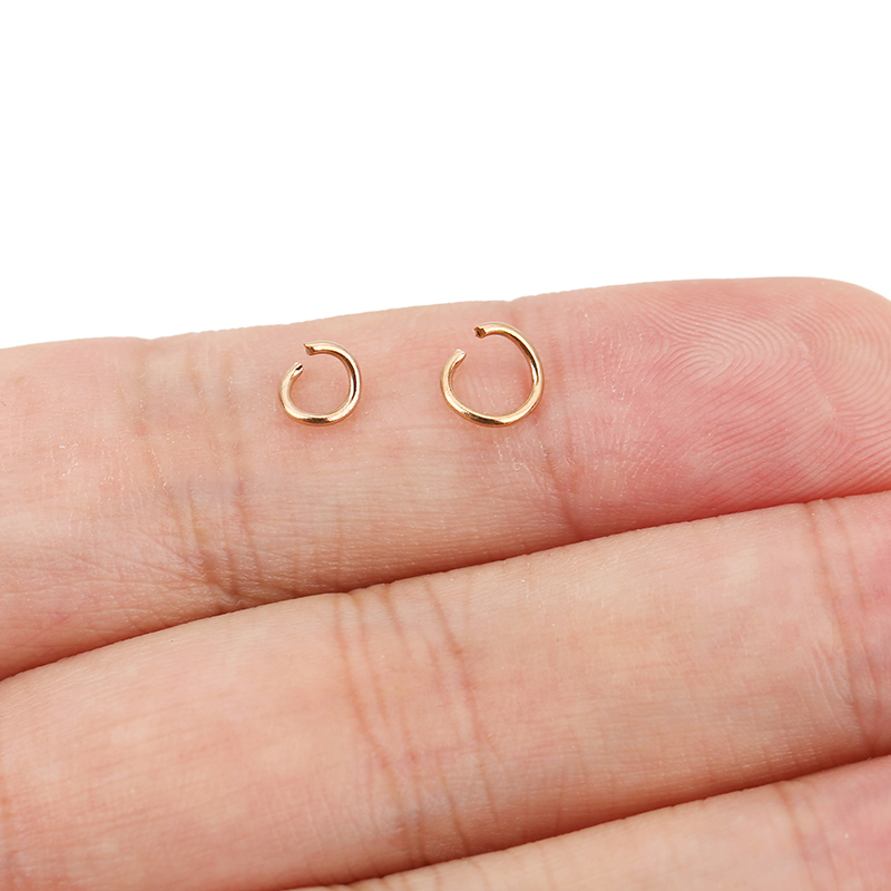 100pcs Rose Gold Plated Stainl - đánh giá và giá Jewelry Making Jump Rings