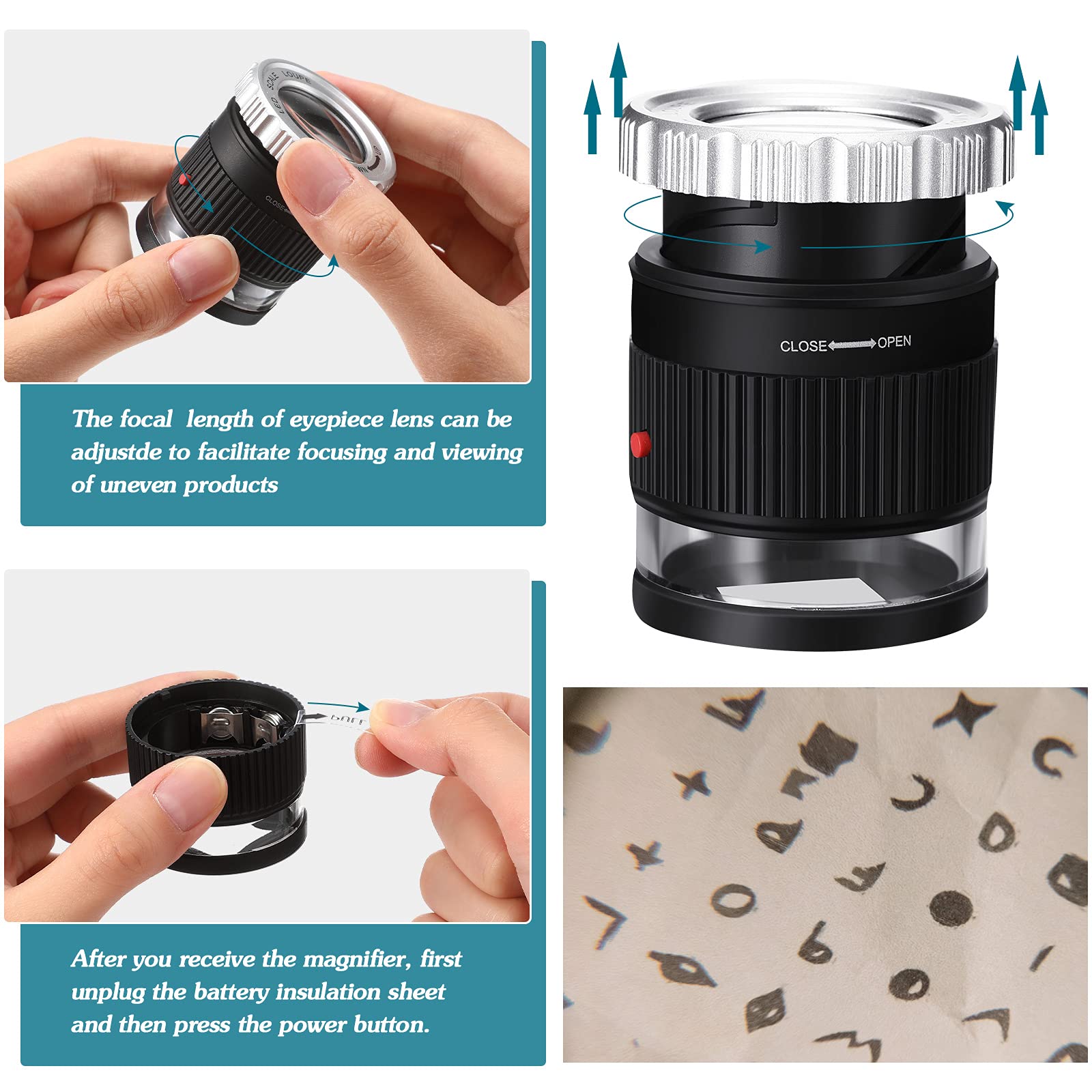 30X Pocket Magnifier with Scal - đánh giá và giá Jewelry Making Glasses