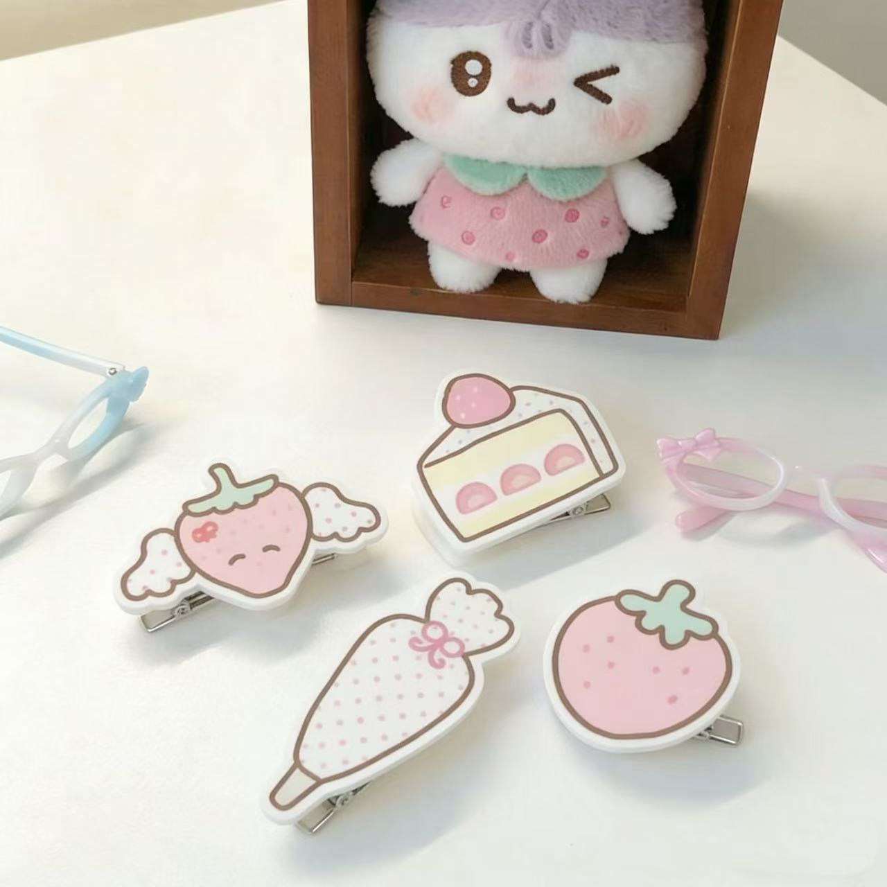 INS Strawberry Cake Hair Clip  - đánh giá và giá Jewelry Making For Kids