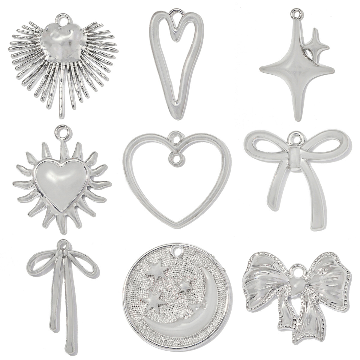10pcs/lot High Polished Heart  - đánh giá và giá Jewelry Making Knots