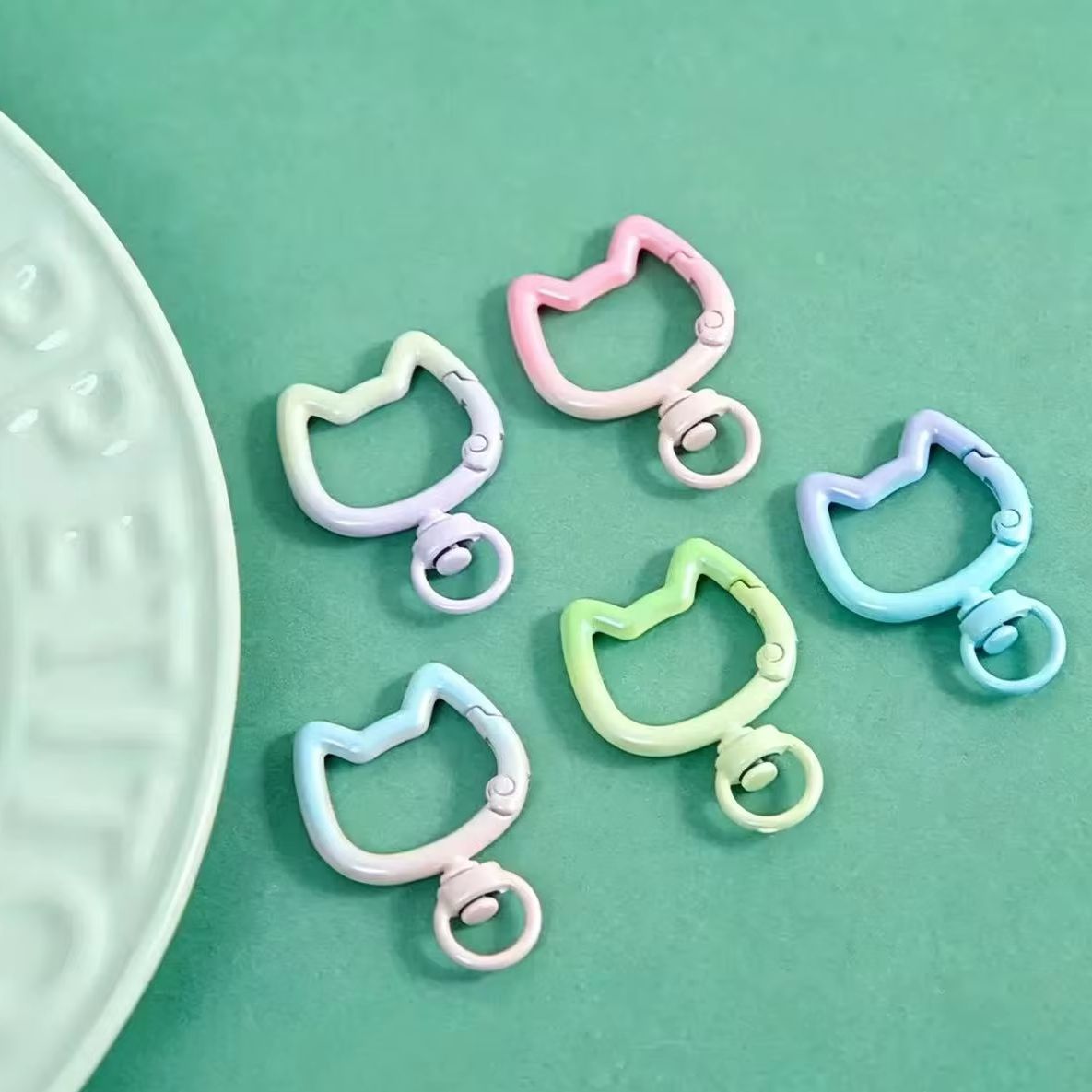 5-10PCS Gradient Cute Cat Clas - đánh giá và giá Jewelry Making School