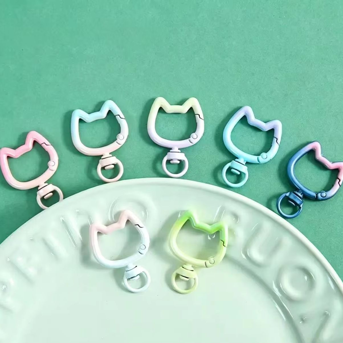 5-10PCS Gradient Cute Cat Clas - đánh giá và giá Jewelry Making School