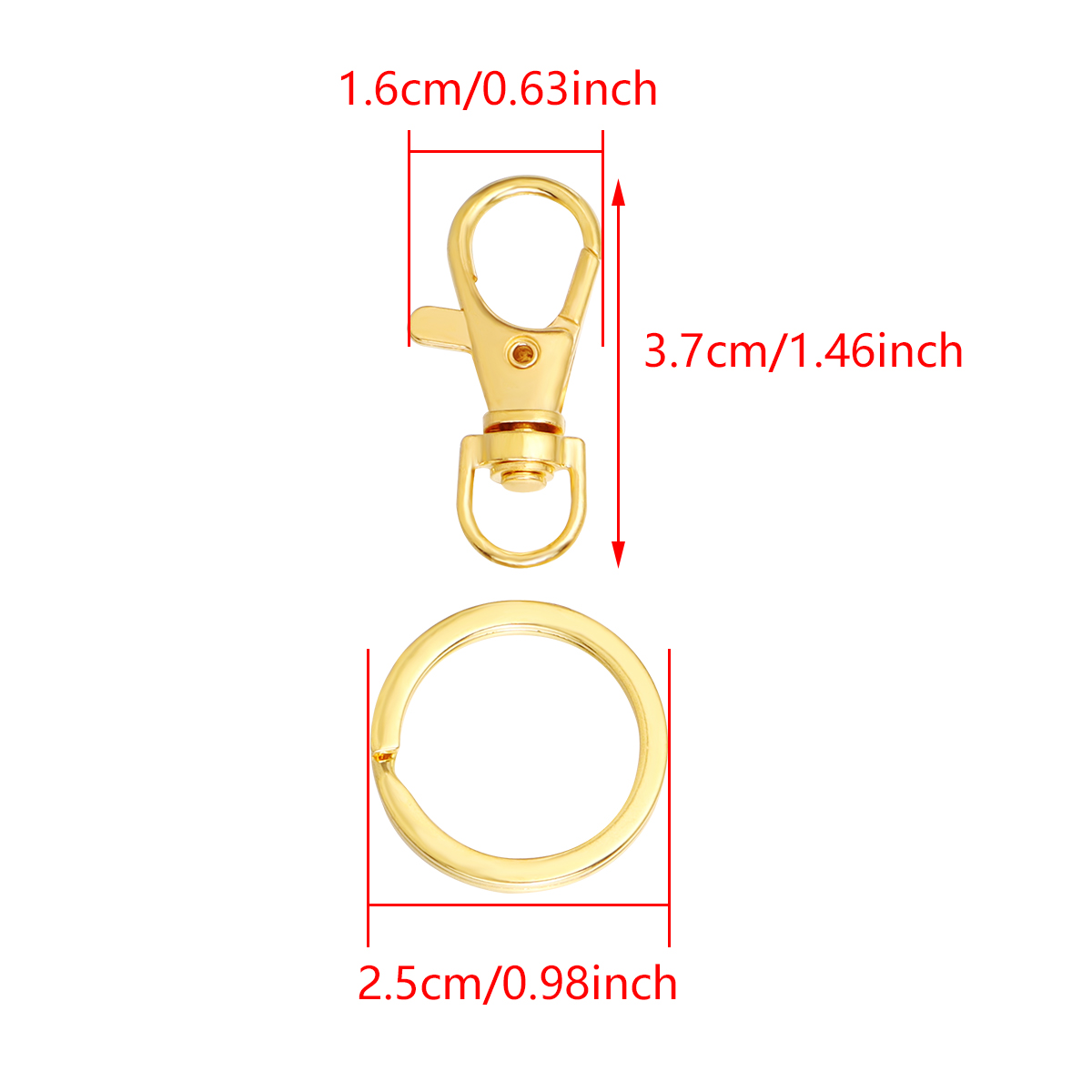 10Sets Alloy Swivel Lobster Cl - đánh giá và giá Jewelry Making Rings
