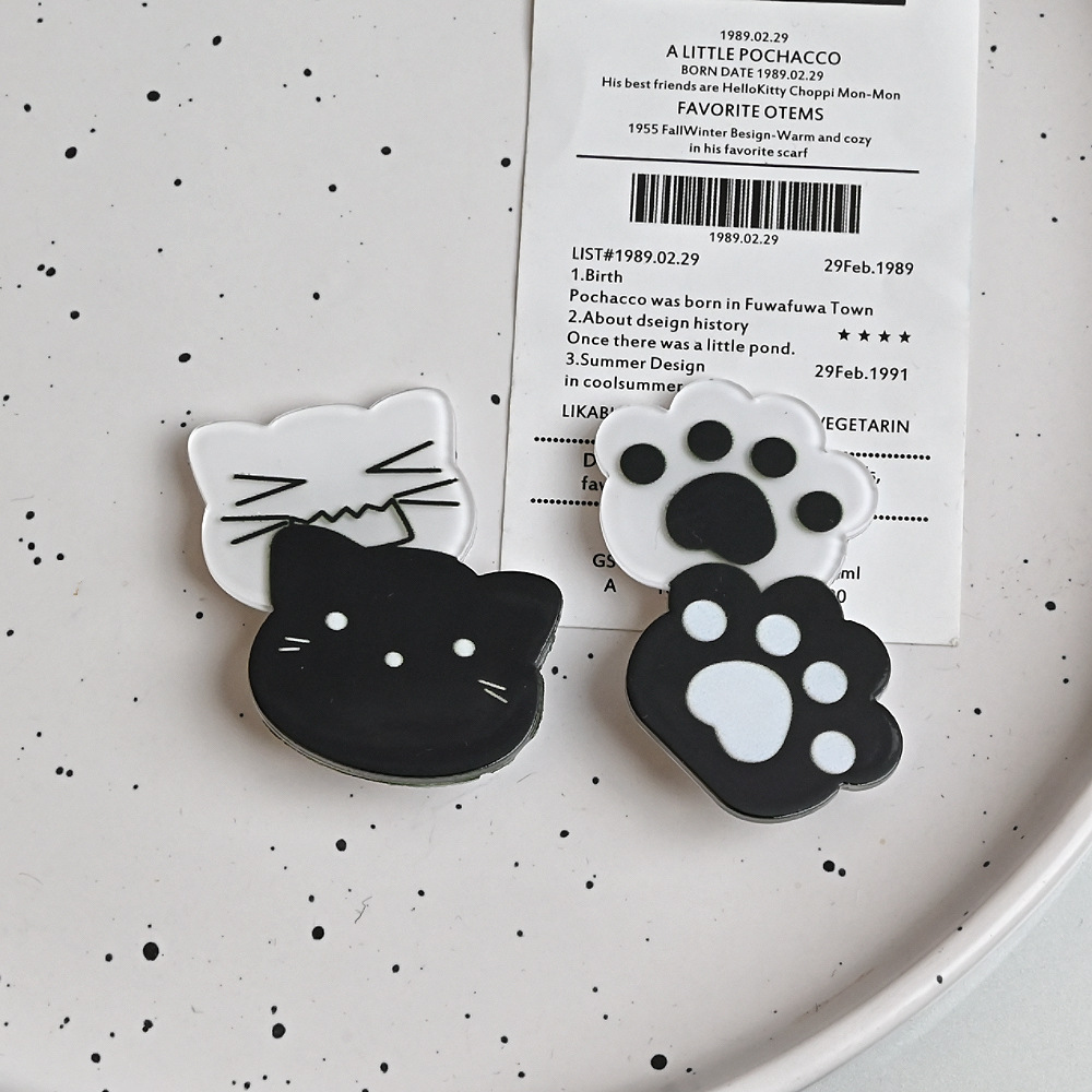 Kawaii Y2K Cat Hair Pins Black - đánh giá và giá Jewelry Making For Kids