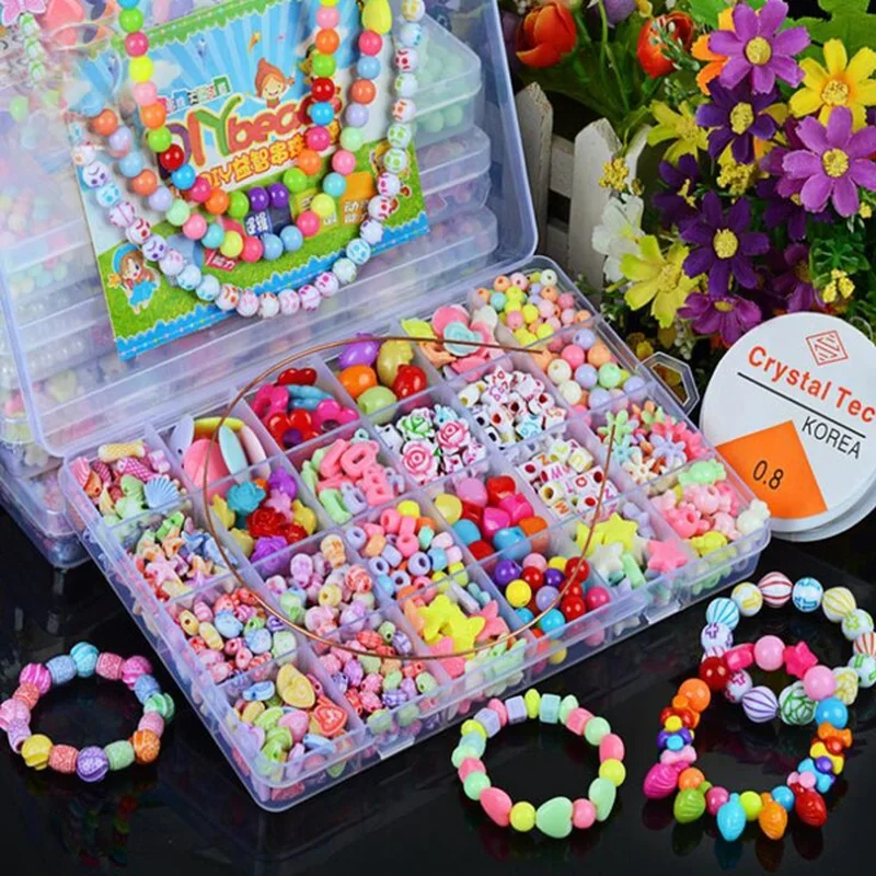 Girls DIY Bead Set Jewelry Mak - đánh giá và giá Jewelry Making Kit For Kids